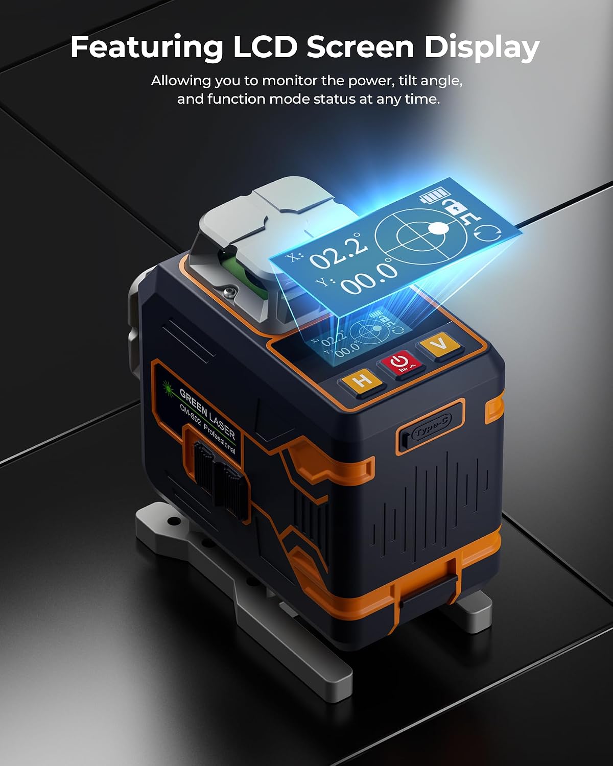 CIGMAN Green Laser Level, 4x360° Self Leveling, APP Control, for DIY&Home