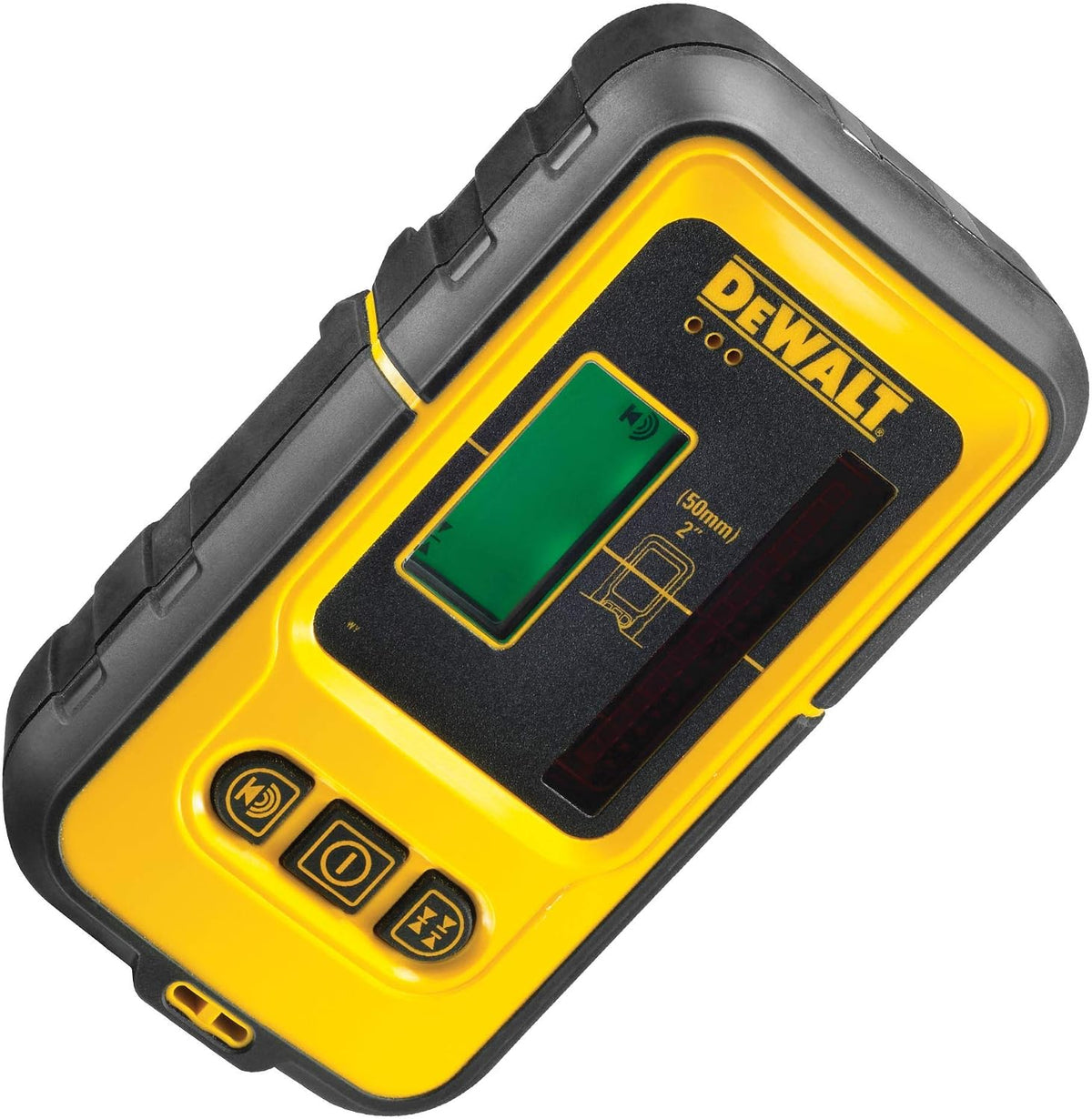 DEWALT 2-Way Self Levelling Cross Line Green Beam Laser with Carry Case DW088CG & Green Line Laser Detector Upto 50M Working Range DE0892G